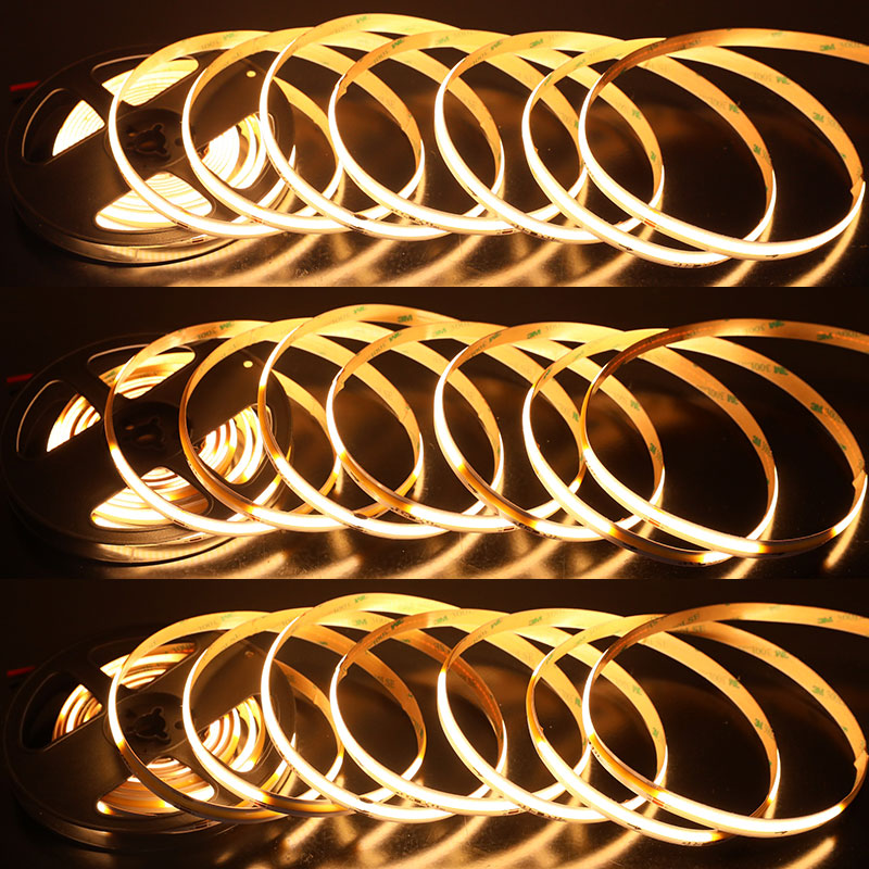 DC24V 3Pin Digital COB White Running Water Flowing LED Strip DC24V 3Pin Digital COB White Running Water Flowing LED Strip